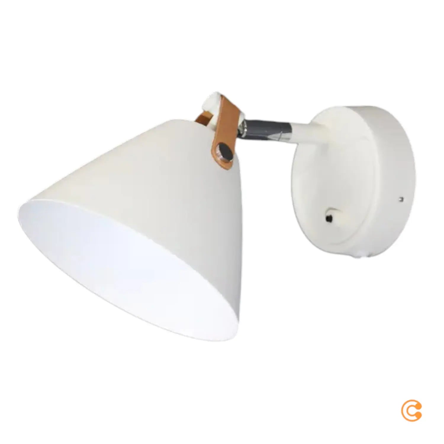 B-Ware Dftp By Nordlux Wandleuchte Strap Mit Lederriemen Weiß Wandleuchte Bilderleuchte - 5701581364684