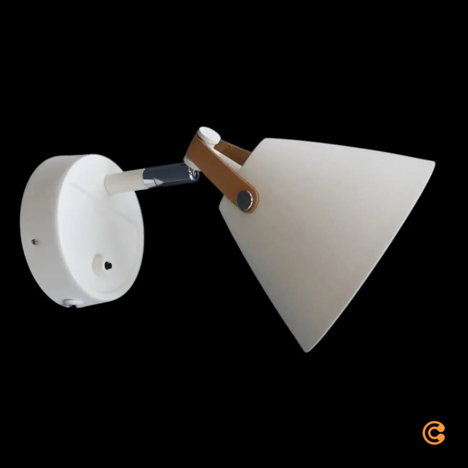B-Ware Dftp By Nordlux Wandleuchte Strap Mit Lederriemen Weiß Wandleuchte Bilderleuchte - 5701581364684