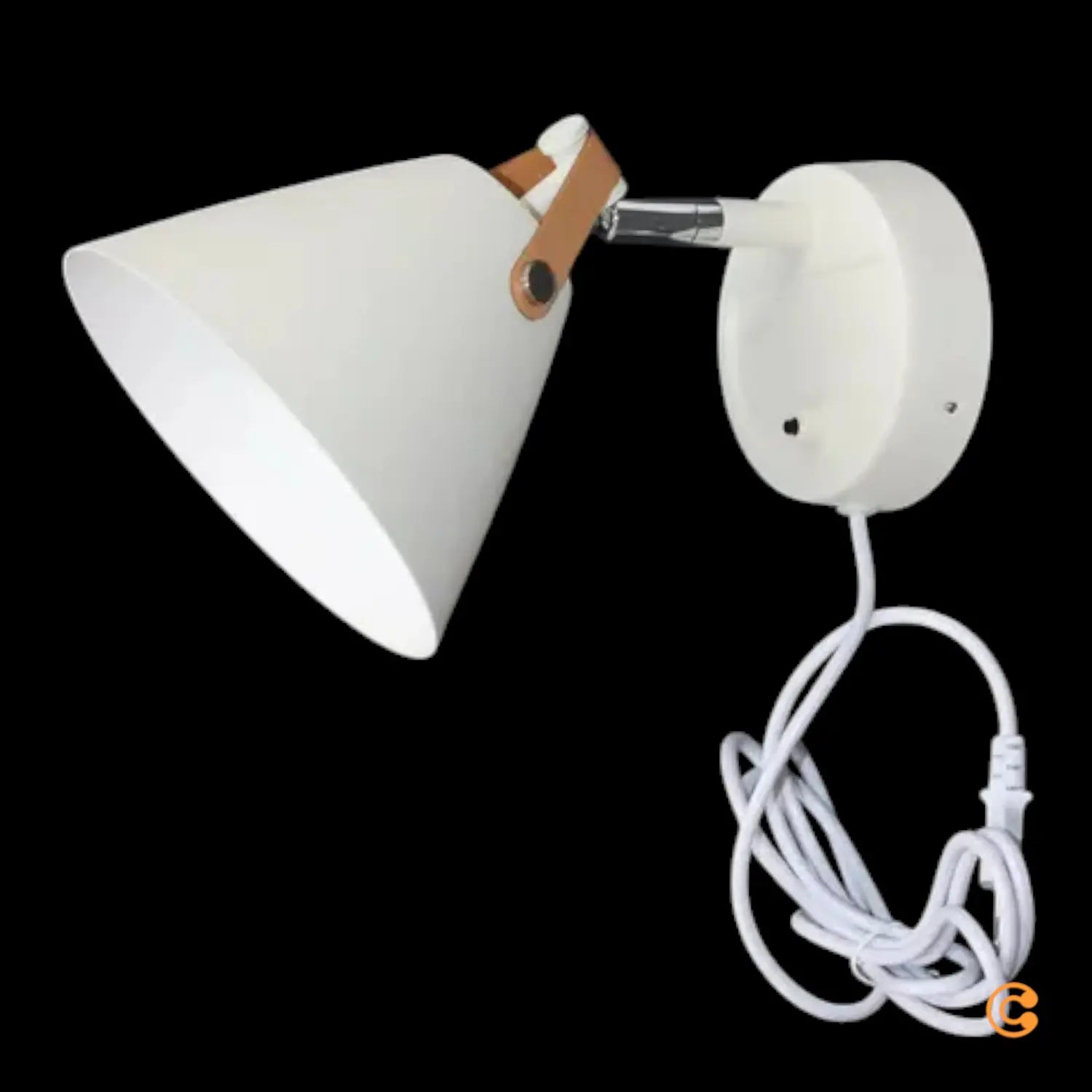 B-Ware Dftp By Nordlux Wandleuchte Strap Mit Lederriemen Weiß Wandleuchte Bilderleuchte - 5701581364684