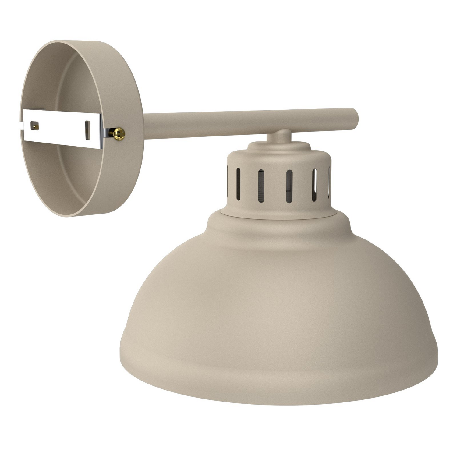 B-Ware Sven Wandleuchte Lampe Wandlampe 1 Flammig Beige Stahl Leuchte Spot Licht - 5907565988871