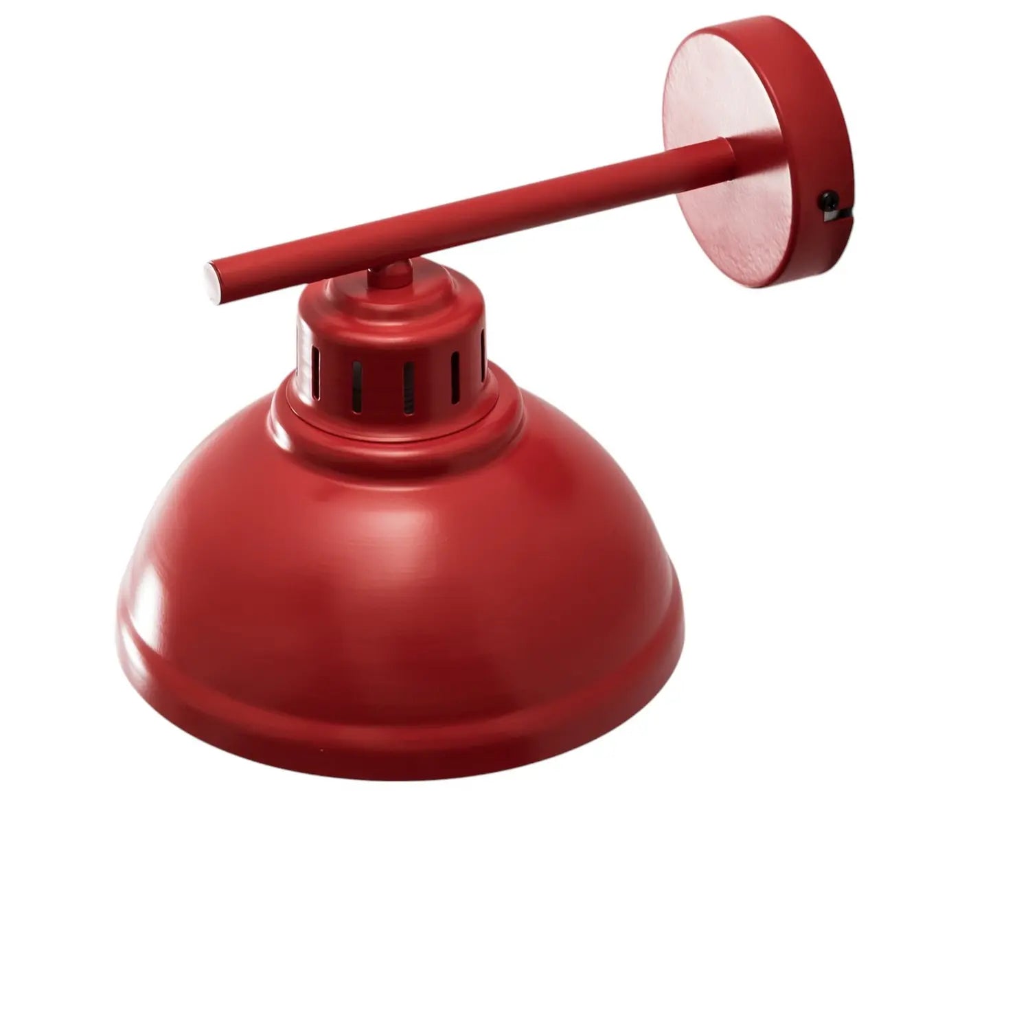 B-Ware Luminex Wandleuchte Lampe Sven Wandleuchte Rot Stahl E27 Industriell 1 Flammig - 5907565992229