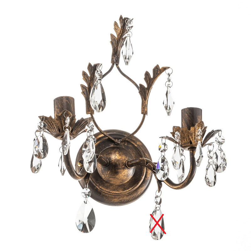 Euluna Wandleuchte Teresa Als Lüster Wohnzimmerlampe Designer Siehe Text/Foto B-Ware - 8030626518599
