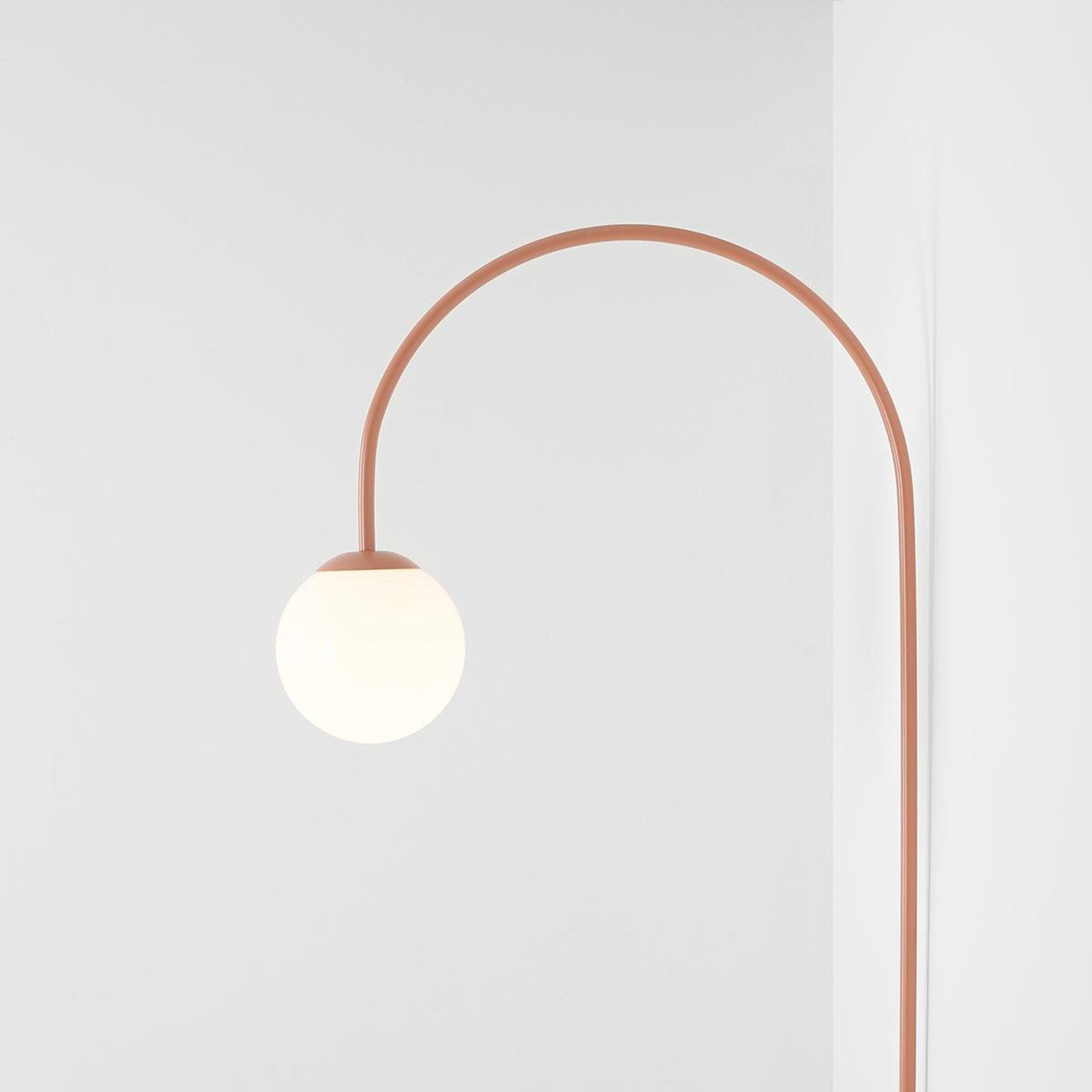 Wandleuchte Una, Metall Glas korallenrot Wandlampe Lampe Leuchte Spot Licht - 5904798657086