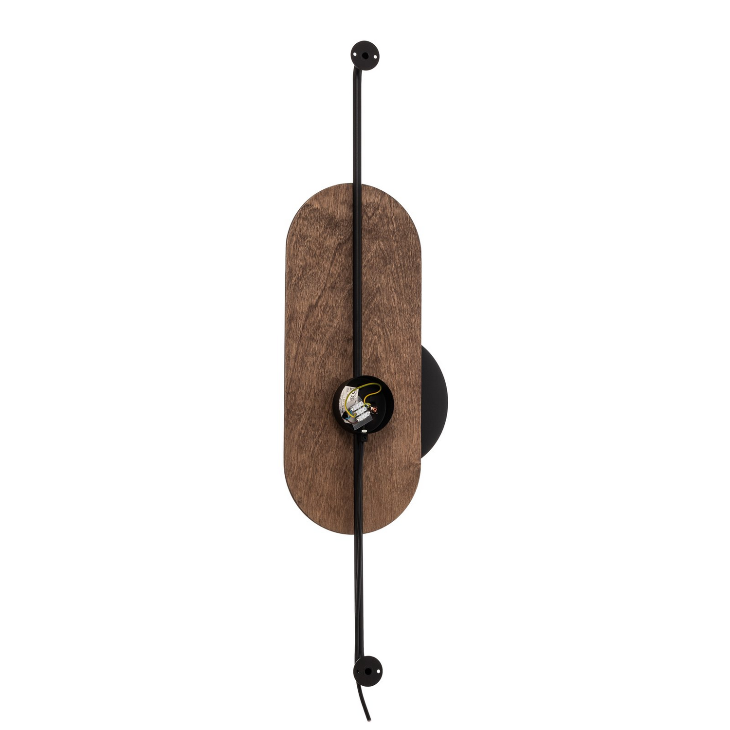 B-Ware Nowodvorski Lighting Wandleuchte Wheel Wandlampe Lampe Gold Mit Schwarzer Blende