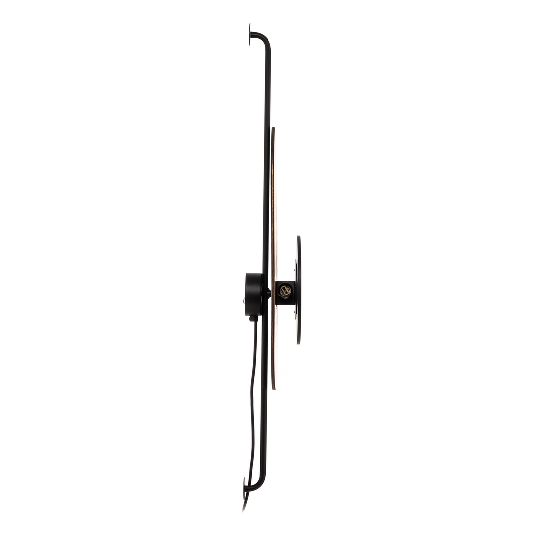 Nowodvorski Lighting Wandleuchte Wheel Wandlampe Lampe Gold Mit Schwarzer Blende B-Ware