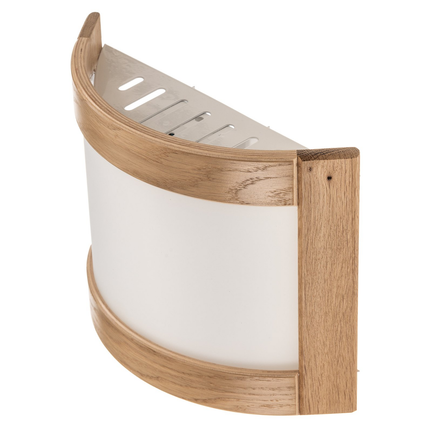 Envostar Wandleuchte Lampe Zanna Holz Wandleuchte E27 Eiche Hell 22cm Hoch Licht B-Ware - 4251911789225