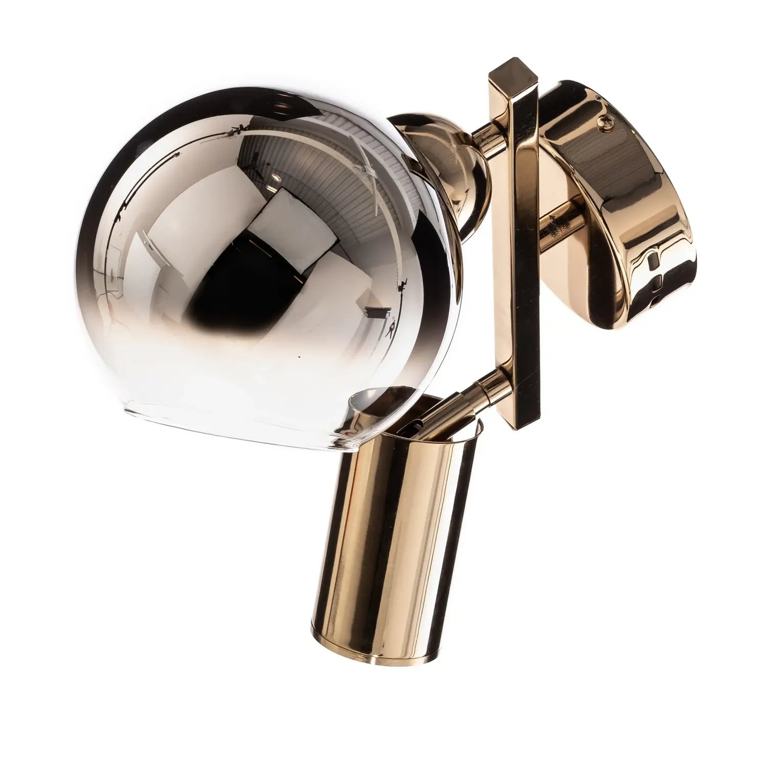 B-Ware Wandleuchte Zerde 1+1 Wandlampe Gold Metall Leuchte Lampe 2 Flammig Led - 8698525600069