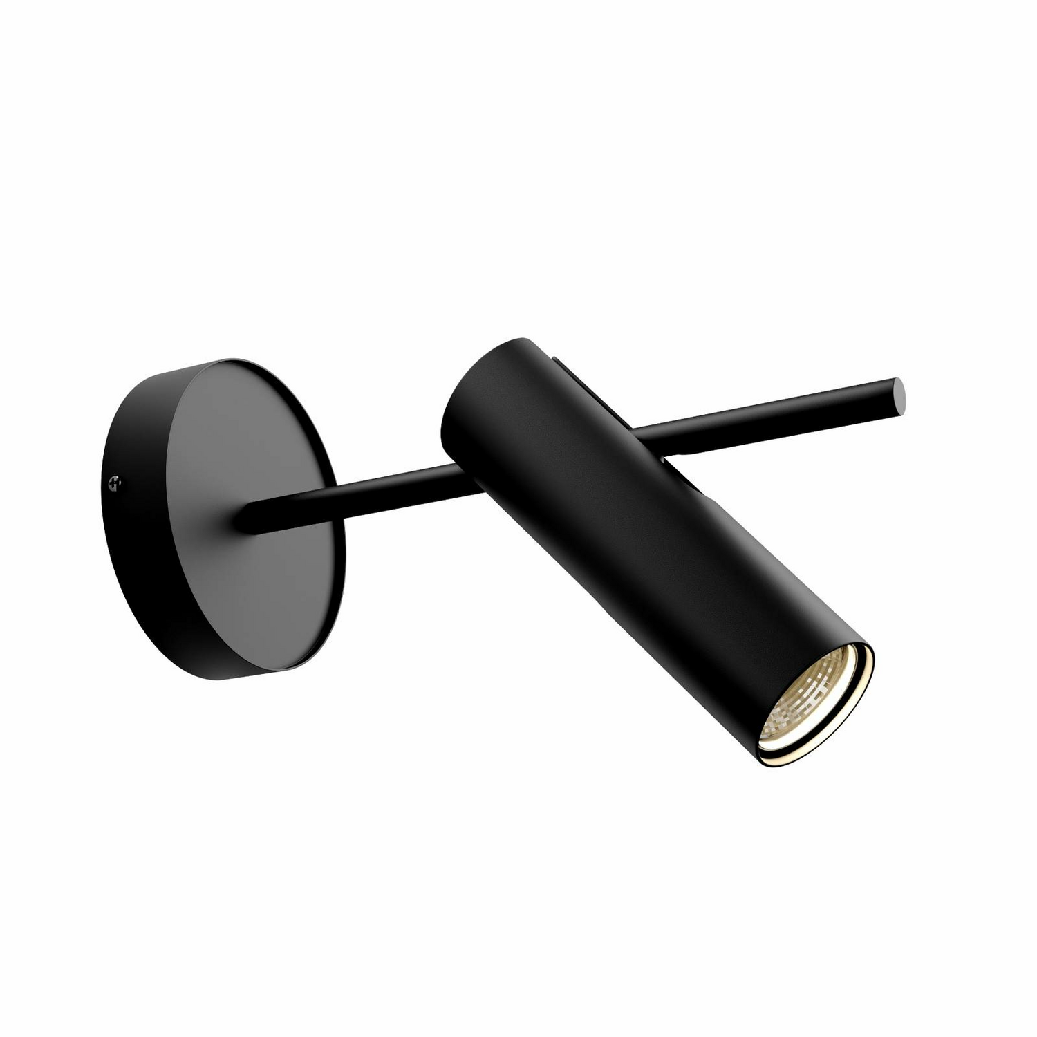 B-Ware Euluna Wandspot Leda 1 Wandleuchte Wandlampe Lampe 1 Flammig Gu10 Stahl Schwarz - 5902846819851