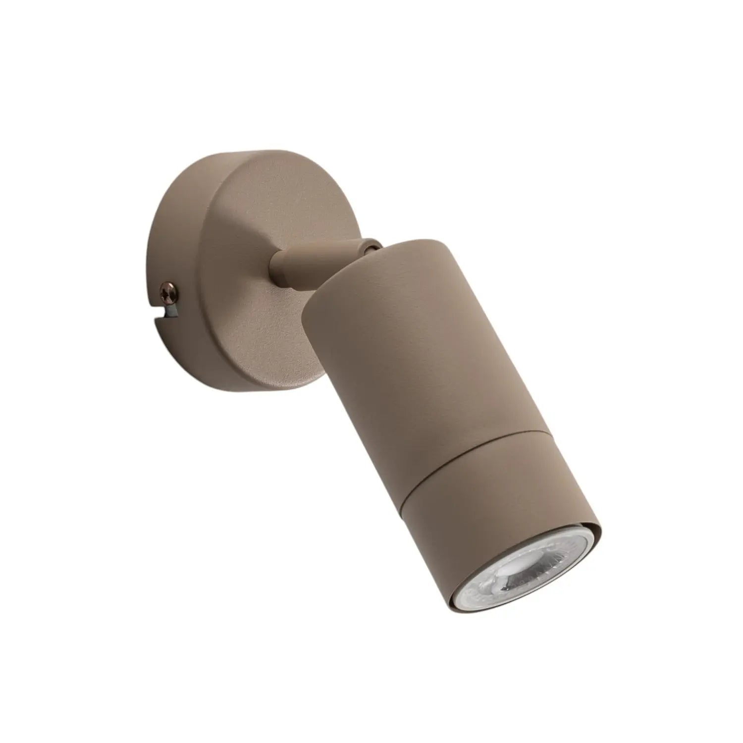 B-Ware Wandstrahler Link Wandleuchte Beige Stahl Beleuchtung Wohnzimmer Esszimmer Gu10 - 5907565995268