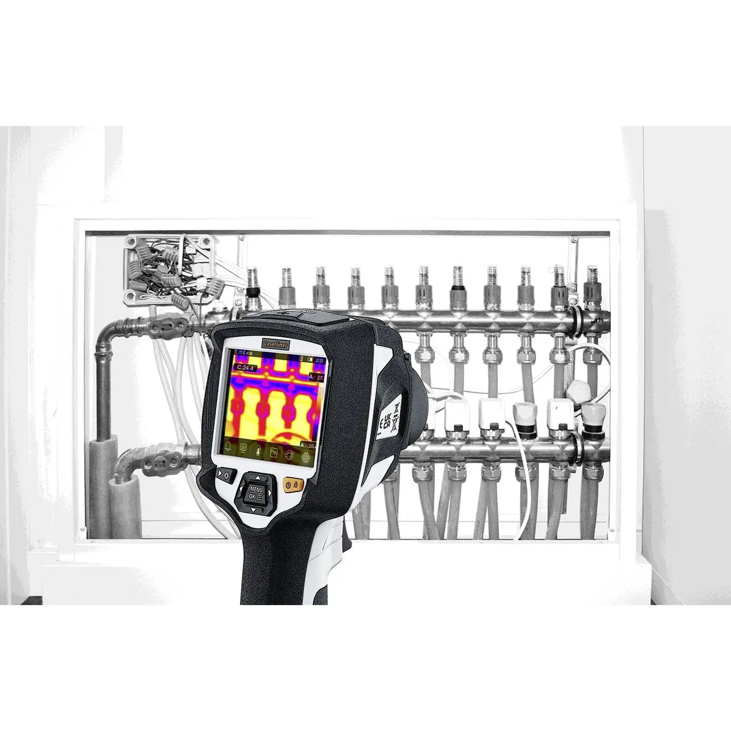 B-Ware Laserliner Pro Wärmebildkamera Thermo Camera Infrarot Temperaturmessbereich 650°C - 4021563719358