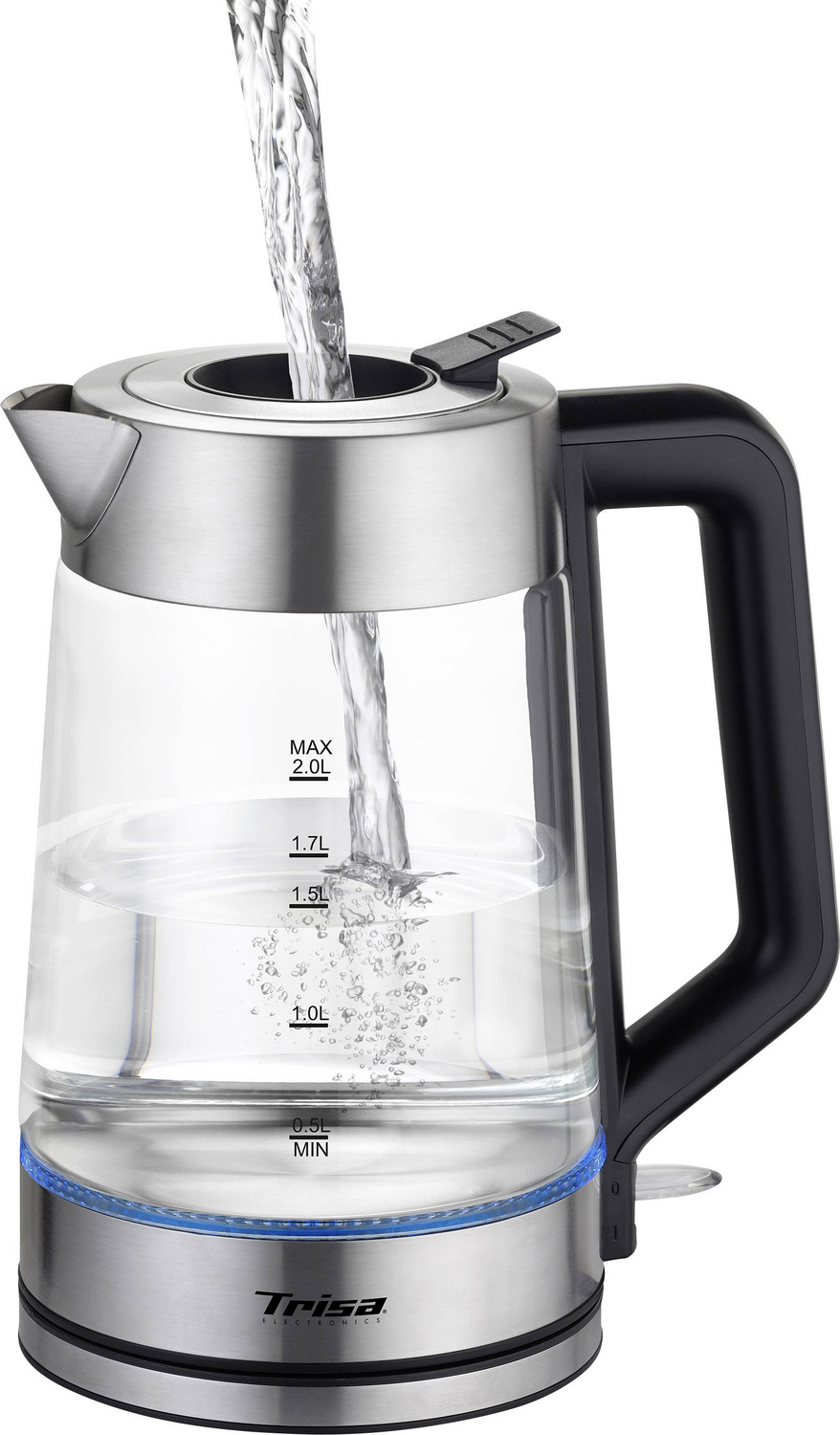 Trisa Wasserkocher Easy Fill Wasserkocher Edelstahl Led 77 W Haushaltsgerät B-Ware - 7640306322036