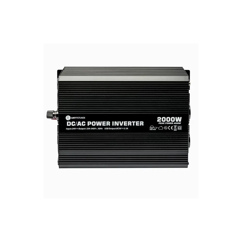 B-Ware Wattstunde Spannungswandler Wechselrichter Sinus 2000 W 4000 W 24 V Siehe Text/Foto - 4251190108434