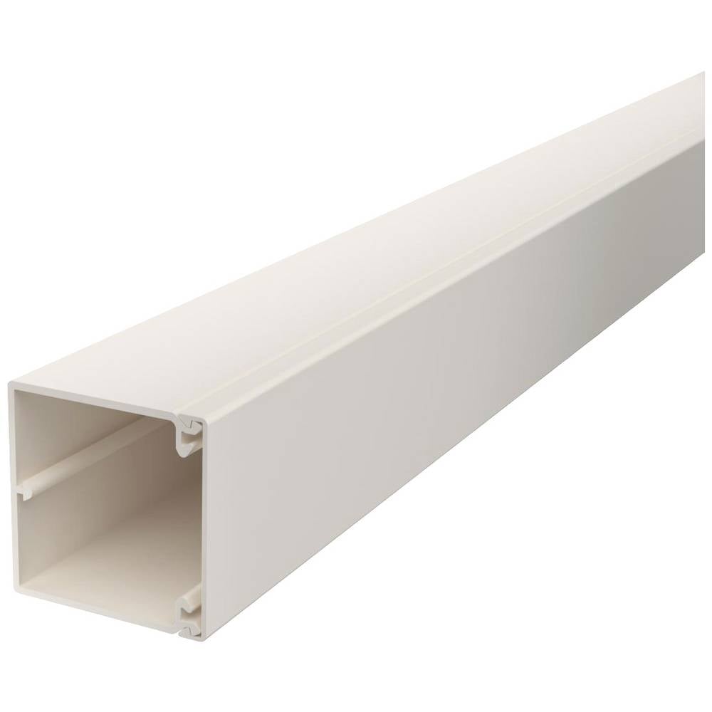 OBO Bettermann Leitung Kabelkanal Creme-Weiß PVC Bodenlochung 60x60mm 2m 4 STÜCK - 4012196020171