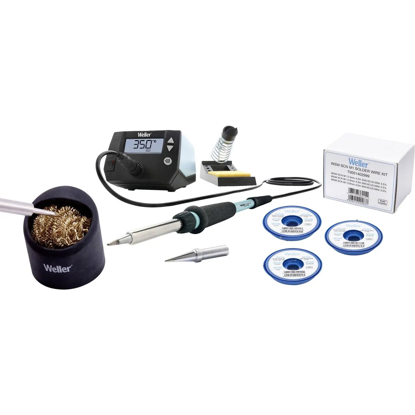 B-Ware Weller Lötstation Lötgerät Digital 70 W 100   450 °C Lötzinn Lötspitze - 2050011840537
