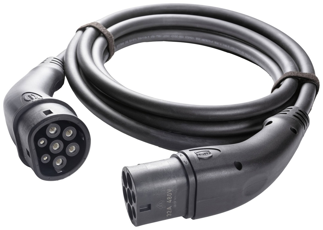 Webasto Ladekabel Typ 2 Netzteil Ladestecker Elektroauto Abgewinkelt Schwarz     B-Ware - 4054037335617