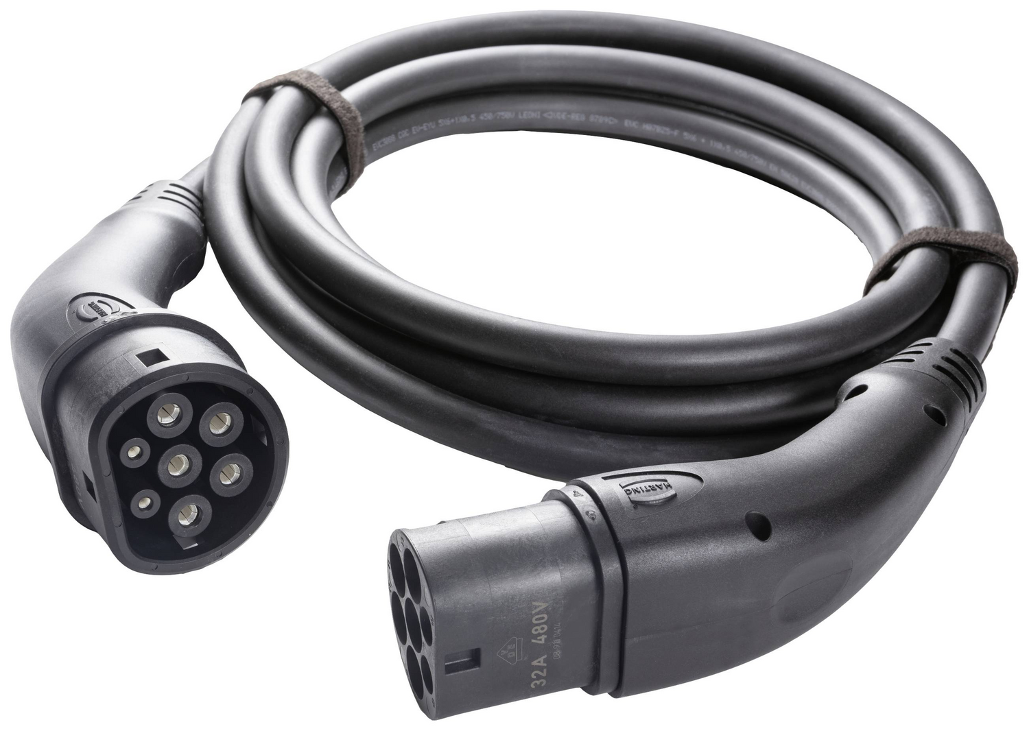 Webasto Ladekabel Typ 2 Netzteil Ladestecker Elektroauto Abgewinkelt Schwarz     B-Ware - 4054037335617