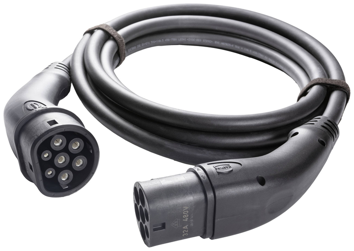 Webasto Ladekabel Typ 2 Netzteil Ladestecker Elektroauto Abgewinkelt Schwarz     B-Ware - 4054037335617