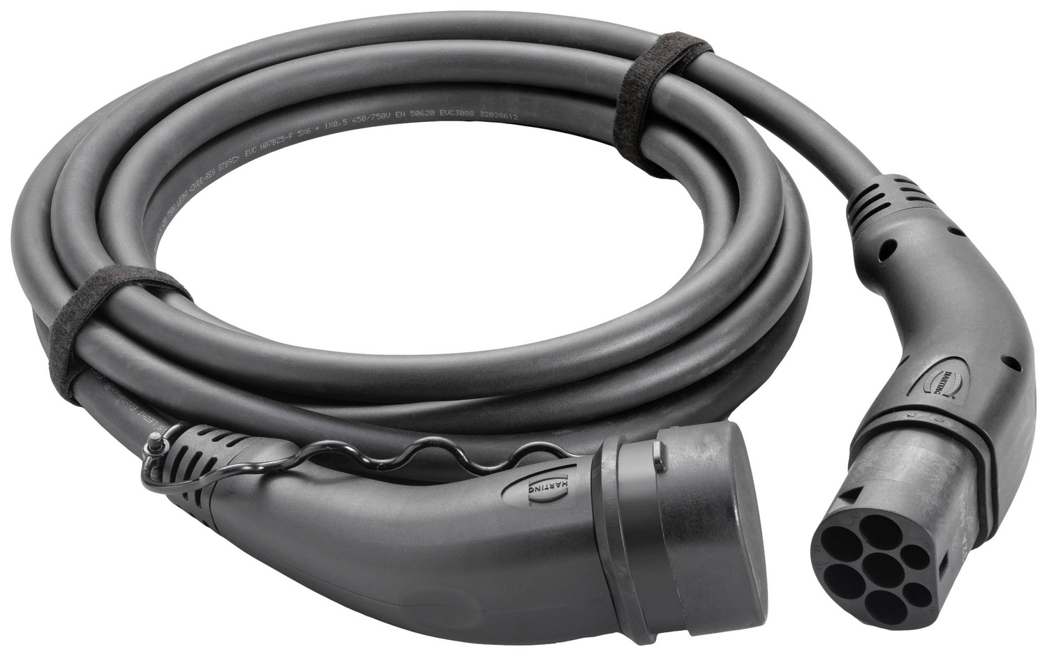 Webasto Ladekabel Typ 2 Netzteil Ladestecker Elektroauto Abgewinkelt Schwarz     B-Ware - 4054037335617