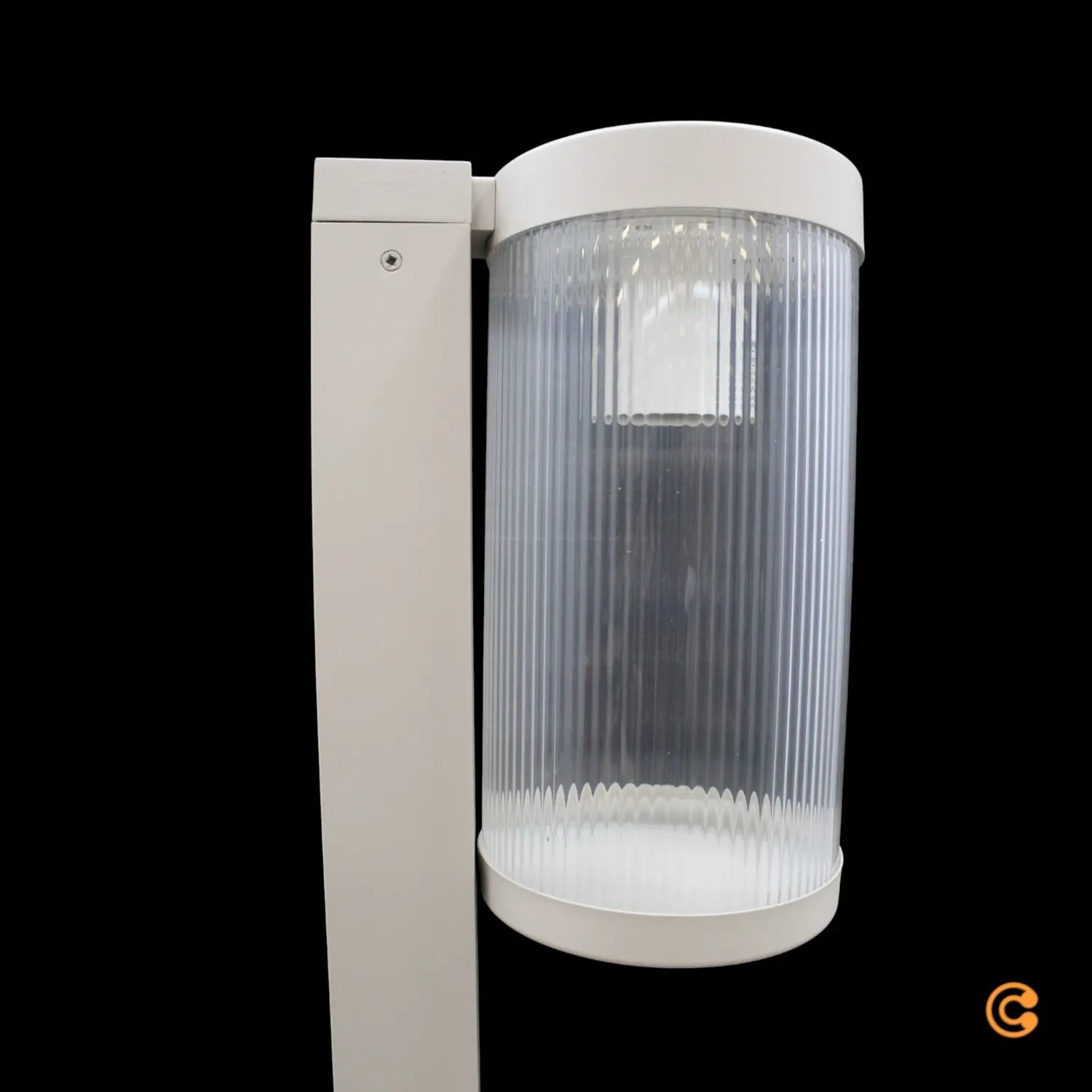 B-Ware Nordlux Pollerleuchte Wegeleuchte Coupar Gartenleuchte Aluminium Sand Glas Außen - 5704924010682