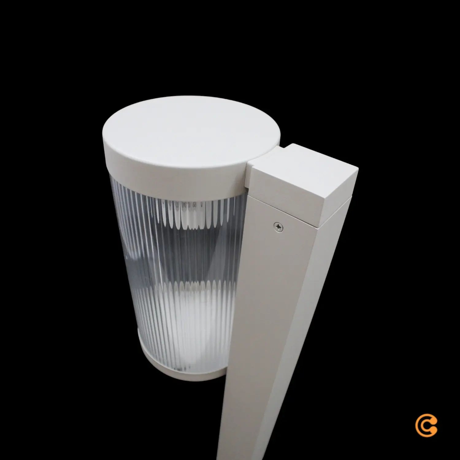 B-Ware Nordlux Pollerleuchte Wegeleuchte Coupar Gartenleuchte Aluminium Sand Glas Außen - 5704924010682