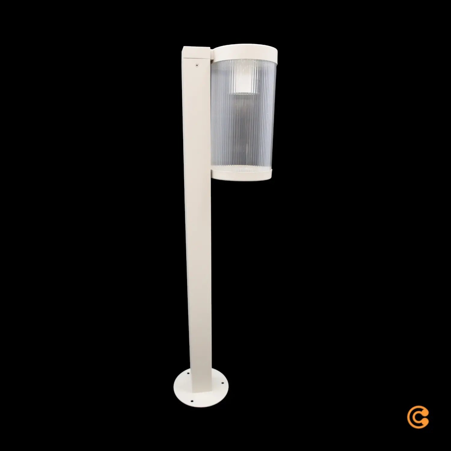 B-Ware Nordlux Pollerleuchte Wegeleuchte Coupar Gartenleuchte Aluminium Sand Glas Außen - 5704924010682