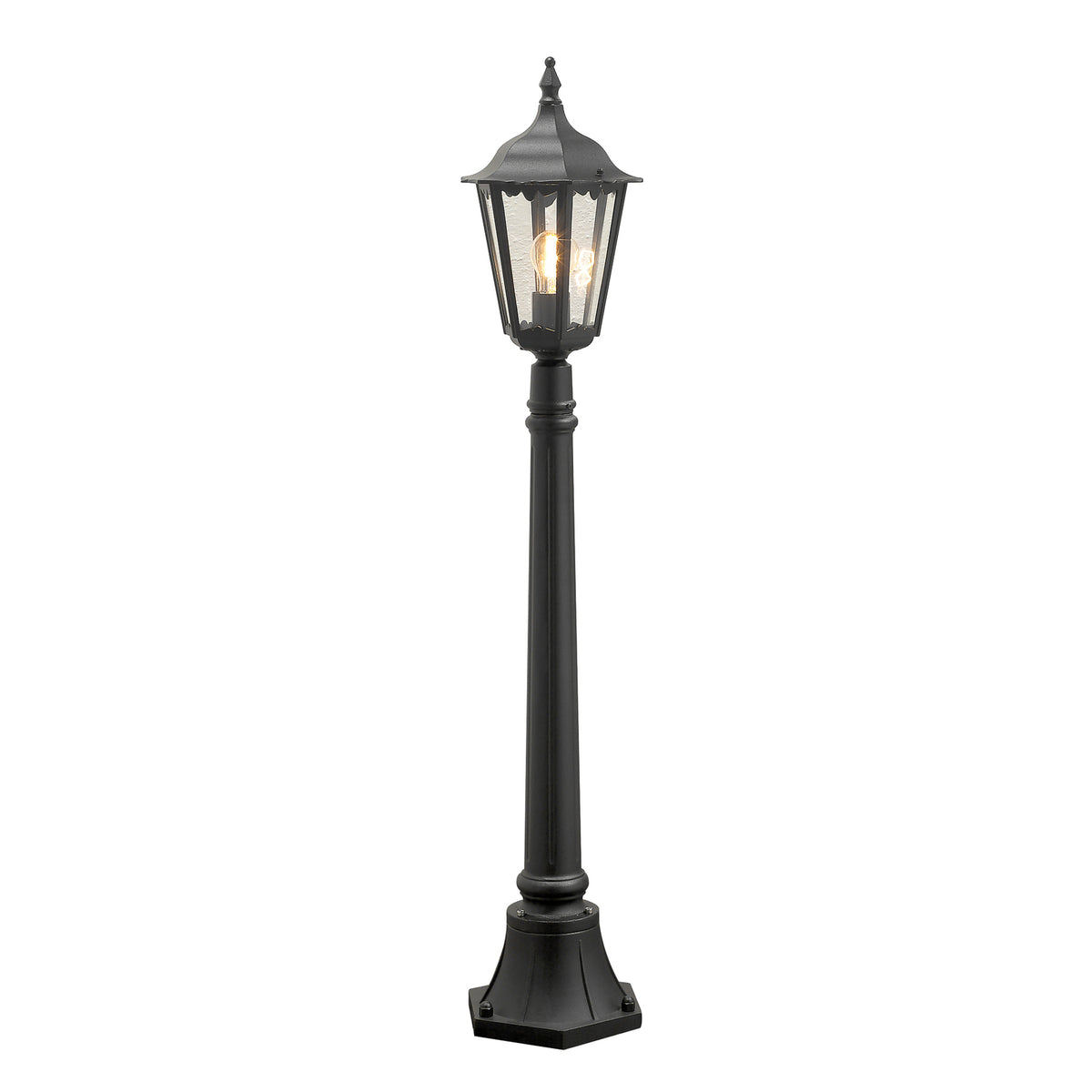 Konstsmide Wegeleuchte Gartenleuchte Firenze LED Pollerleuchte schwarz 120cm - 7318307215755