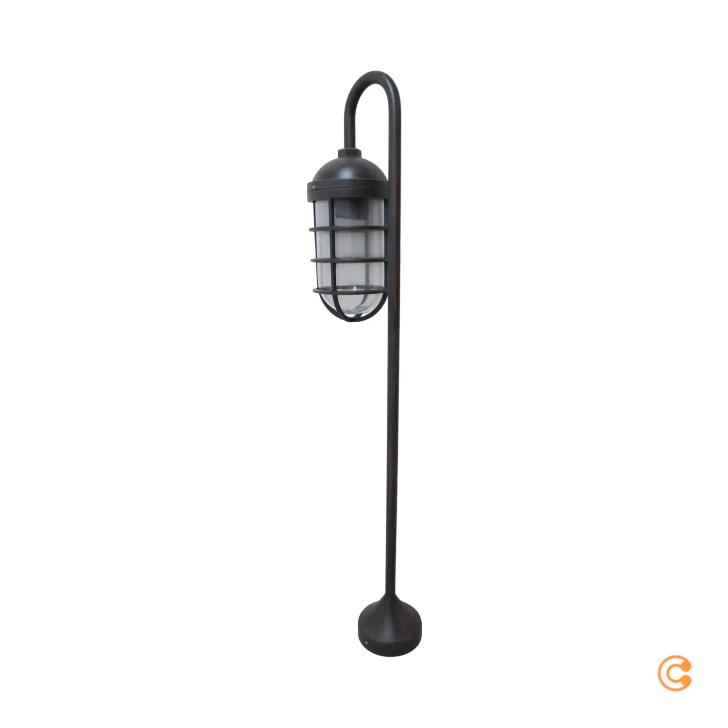 B-Ware Wegeleuchte Gero Gartenlampe Wegelicht Landhausstil Antikbronze Glas E27 Led - 4251096553246