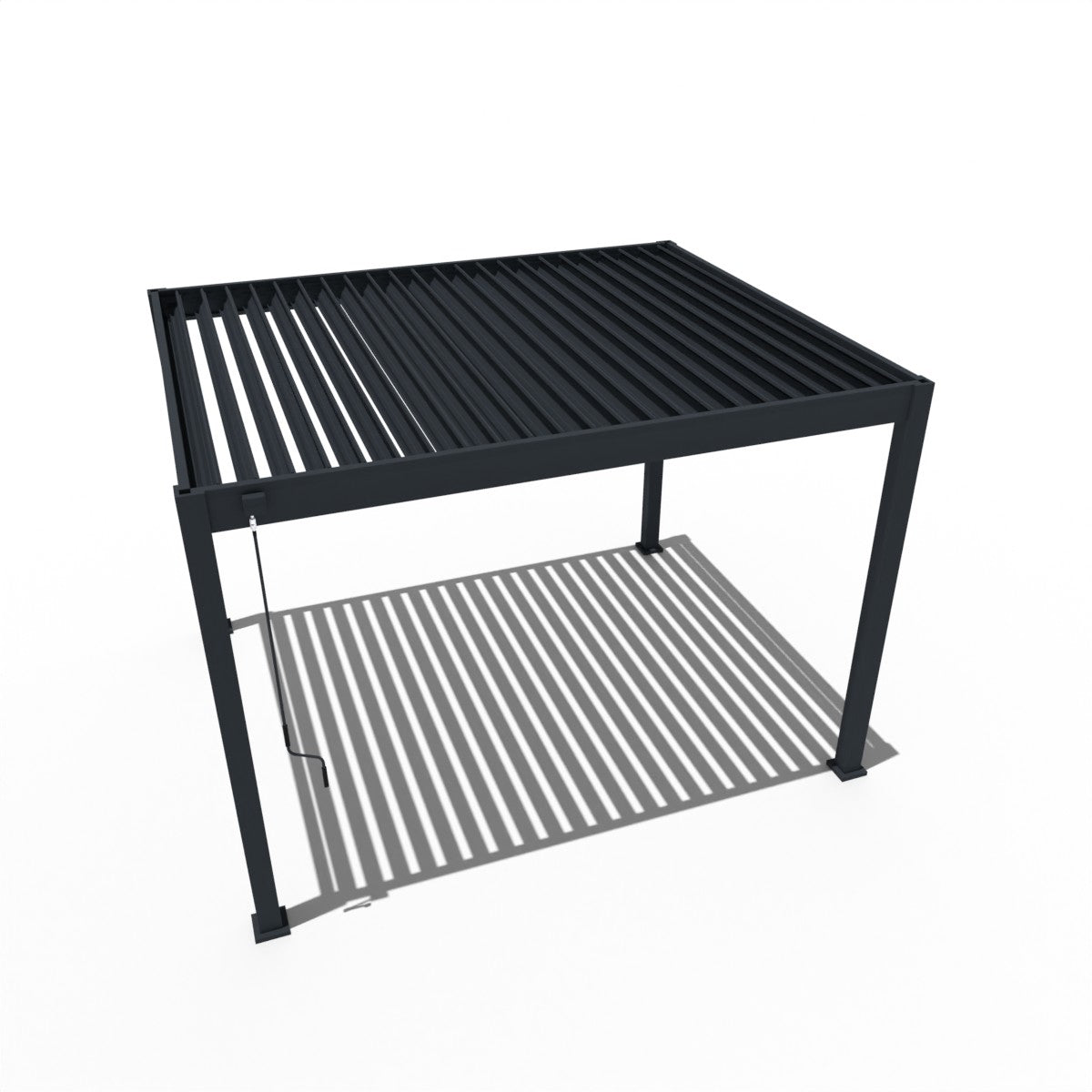Weide Classic Pergola Aluminium freistehend 3 x 3,6 M Lamellendach anthrazit - 4306516117628