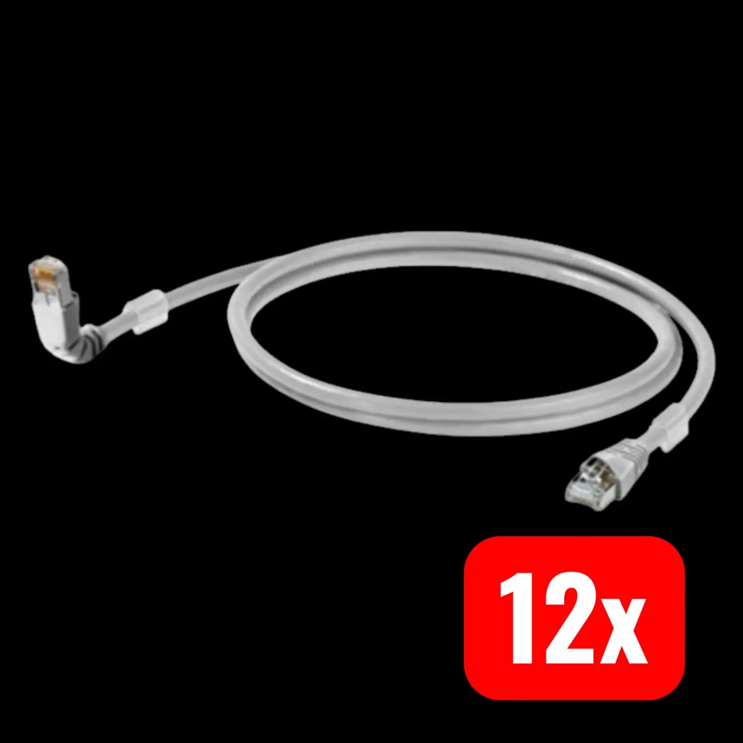 B-Ware Weidmüller 1248280015 Rj45 Netzwerkkabel Patchkabel Ethernet 1,5 M 12 Stück - 4050118044461