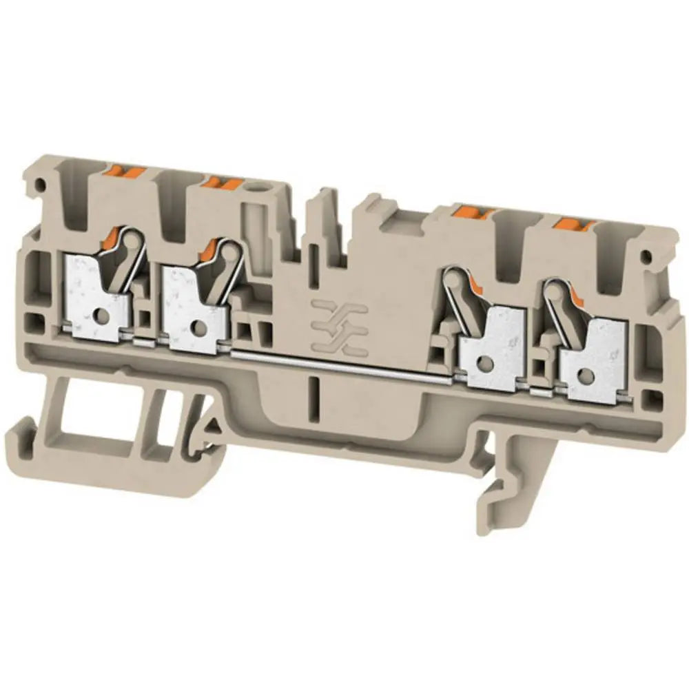 B-Ware Weidmüller Durchgangsklemme Reihenklemme Zugfeder Grau Klemme 5.1mm 100 Stück - 4050118328035