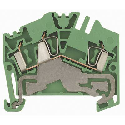 Weidmüller 1772090000 100 Schutzleiterklemme Klemme Zugfeder Grün Gelb 100 St. B-Ware - 4032248128730