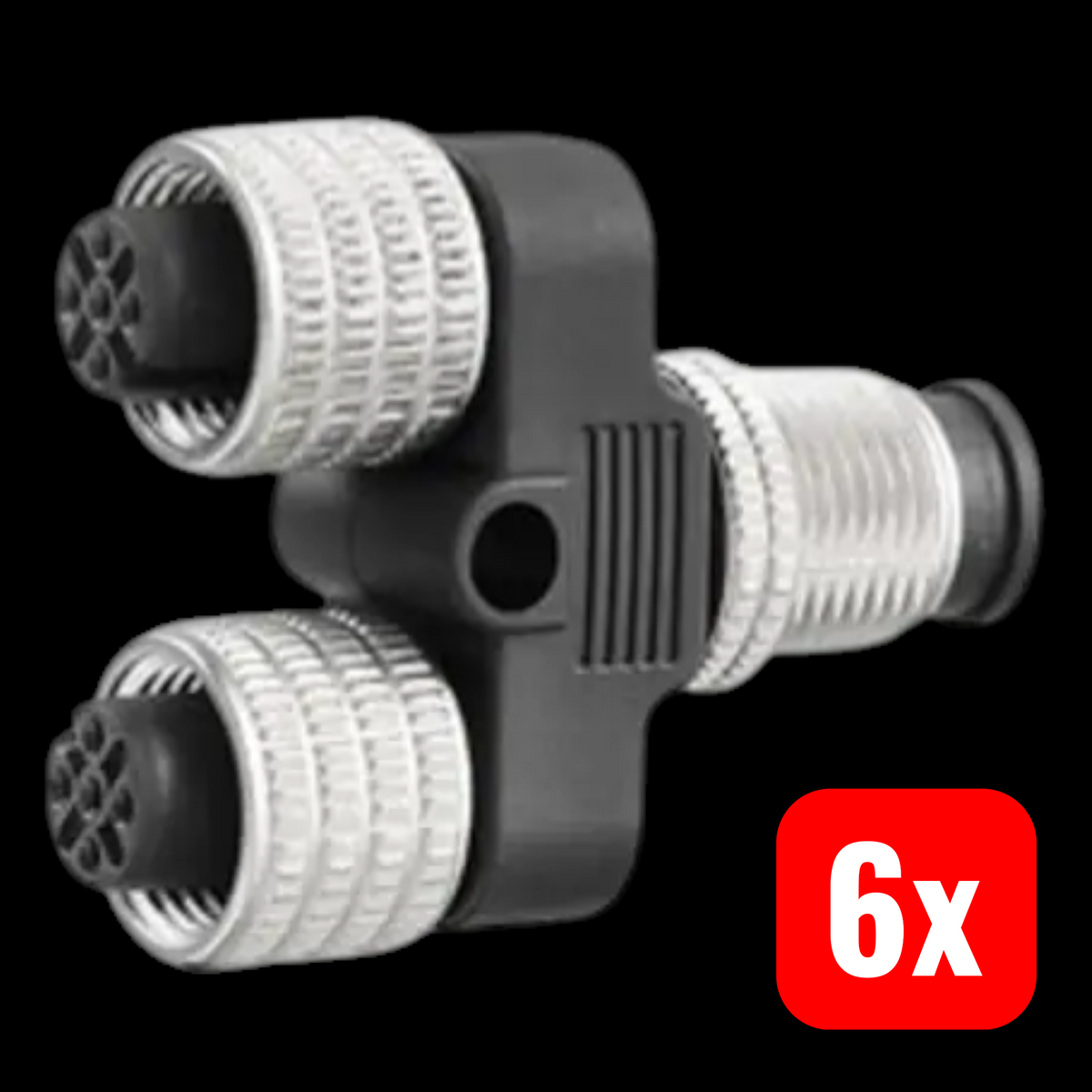 Weidmüller Sensor Aktorverteiler Adapter Y-Verteiler M12 5-polig 6 STÜCK - 4032248330393
