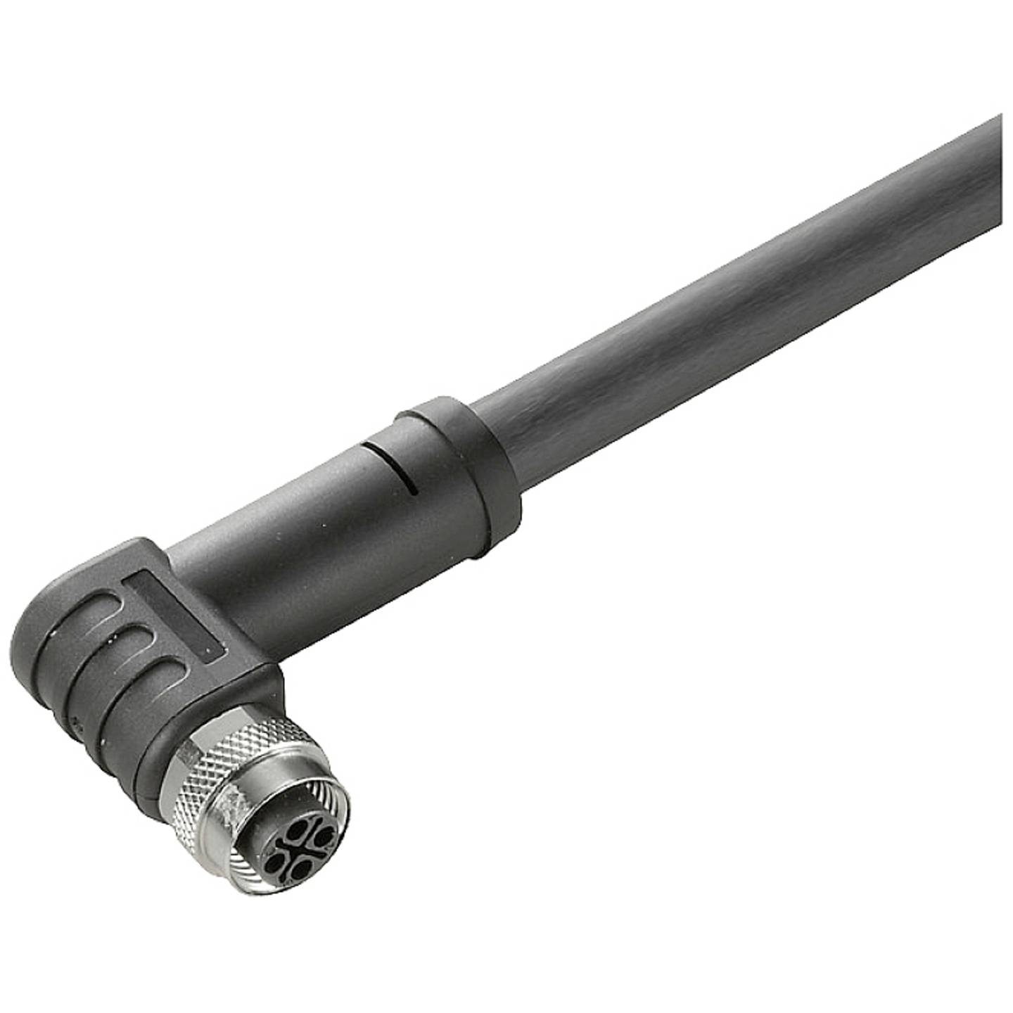 B-Ware Weidmüller Sensorstecker Verbinder M12 Buchse 4polig Schwarz 4 Stück - 4050118441499