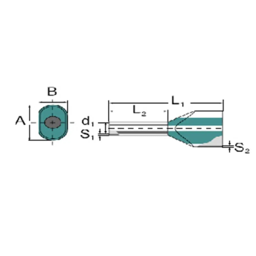 B-Ware Weidmüller 9202820000 Zwillings Aderendhülse 0.75 Mm² Teilisoliert Weiß 500 St. - 4032248515769