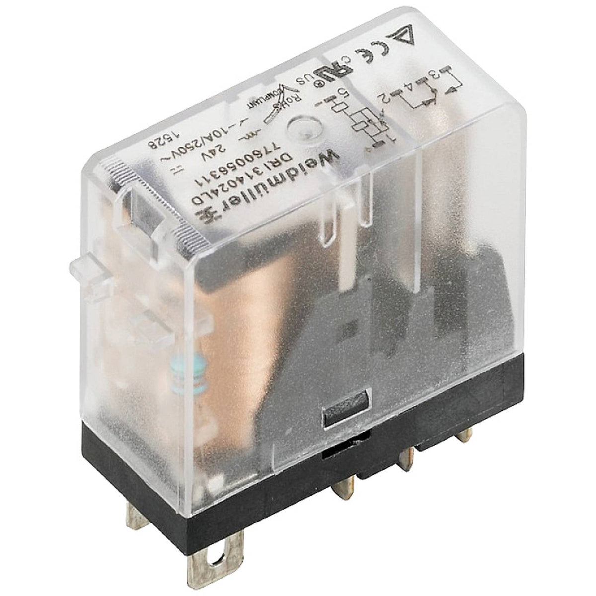 Weidmüller Steckrelais Relais 230 V/AC 10 A 1 Wechsler 20 St DRI314730 - 6944169740077