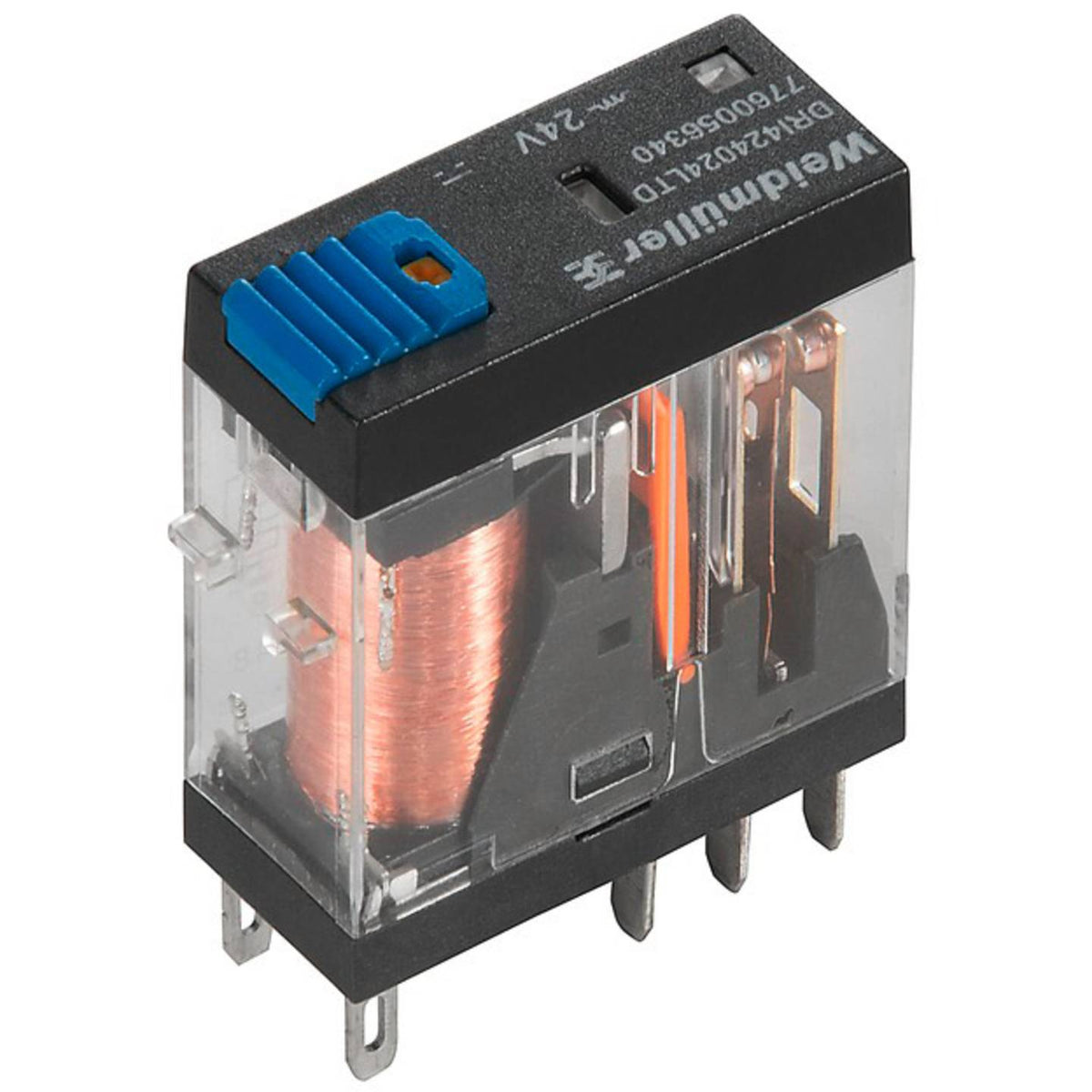 Weidmüller Steckrelais Relais DRI424024LTD 2 Wechsler 24 V/DC 5 A 20 Stück - 6944169739873
