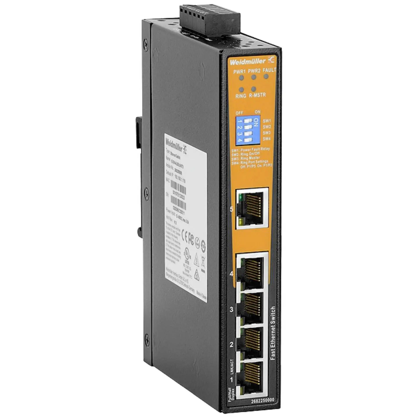 B-Ware Weidmüller Industrie Switch Schalter Netzwerk Lite Managed Fast Ethernet 1 Stück - 4050118692464
