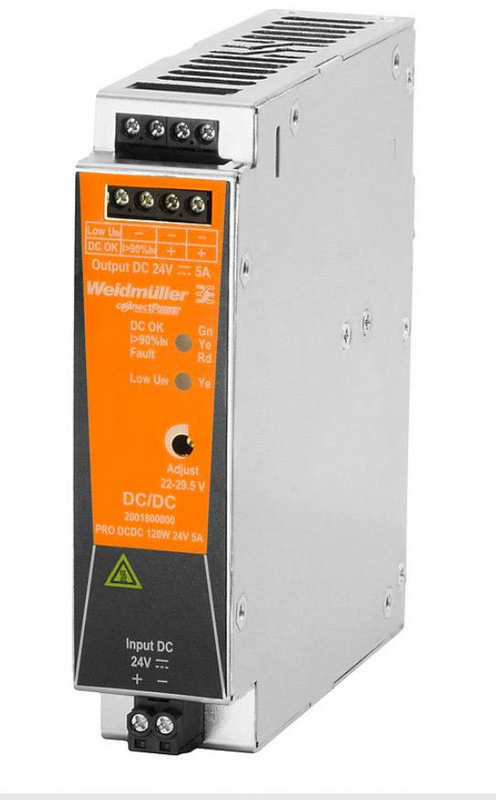 B-Ware Weidmüller Pro Dcdc 120 W 24 V 5 A Dc/Dc Wandler Netzteil 24 V 5 A Ausgang 1 St