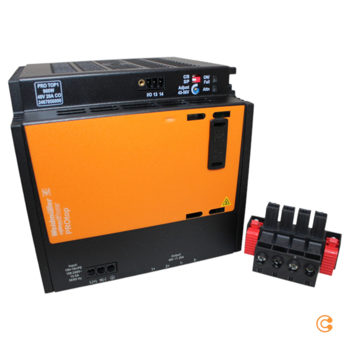 Weidmüller 2467010000 Schaltnetzgerät 24 V/DC 40 A 960 W Hutschienen-Netzteil - 4050118481914