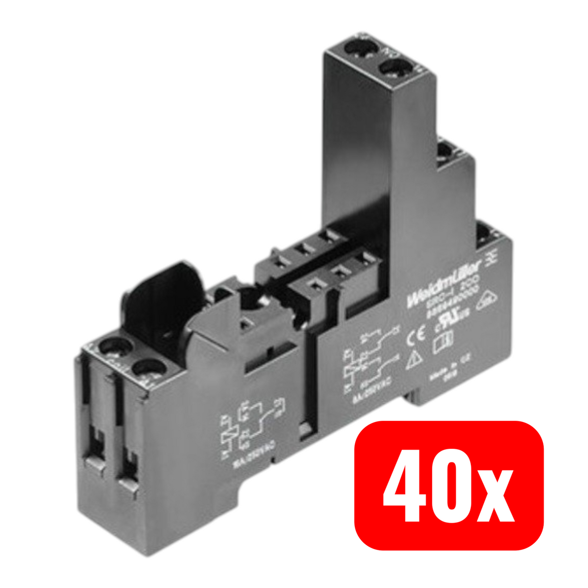 Weidmüller SRC-I 2CO Relaissockel 70x15.8x77 mm Relais Relais-Sockel 40 STÜCK - 4032248614448