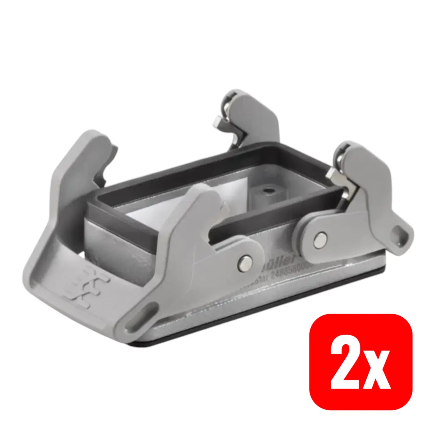 B-Ware Weidmüller Rock Star Gehäuse Anbaugehäuse Hdc 16 B Abu N Grau 2 Stück - 4050118541526