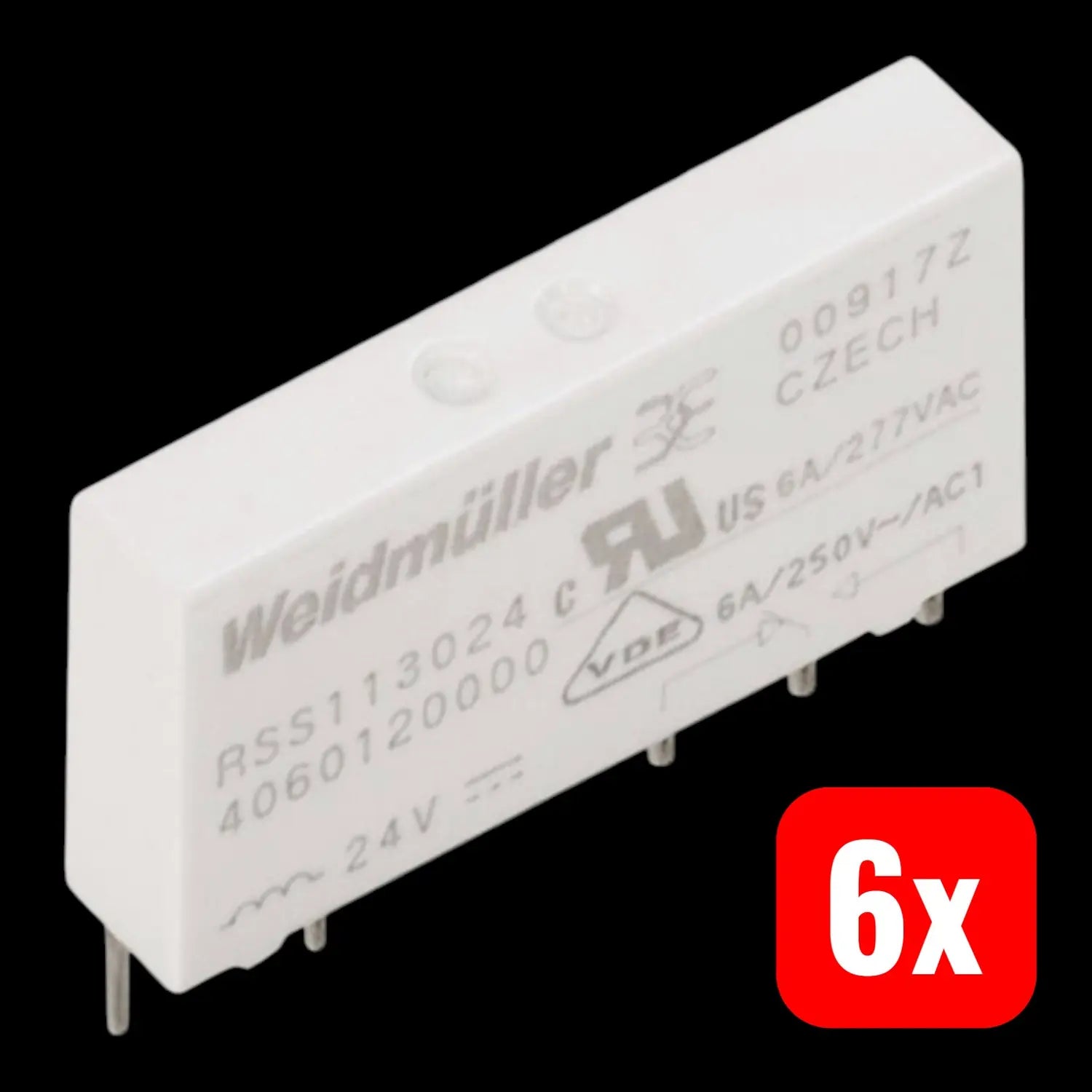 B-Ware Weidmüller Rss110024 Termseries Relais Industrieautomation 6 Stück - 4050118377910