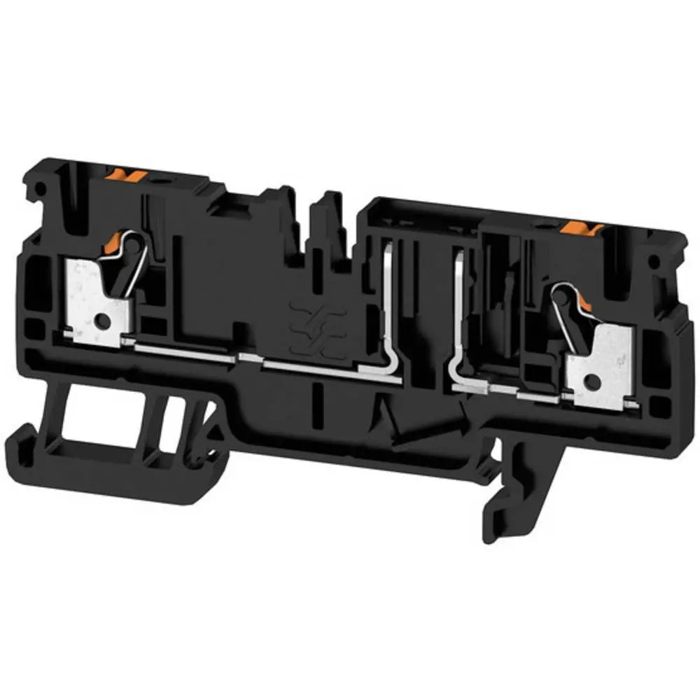 B-Ware Weidmüller Sicherungsklemme Reihenklemme Zugfeder 5.10 Mm Schwarz 50 Stück - 4050118480825
