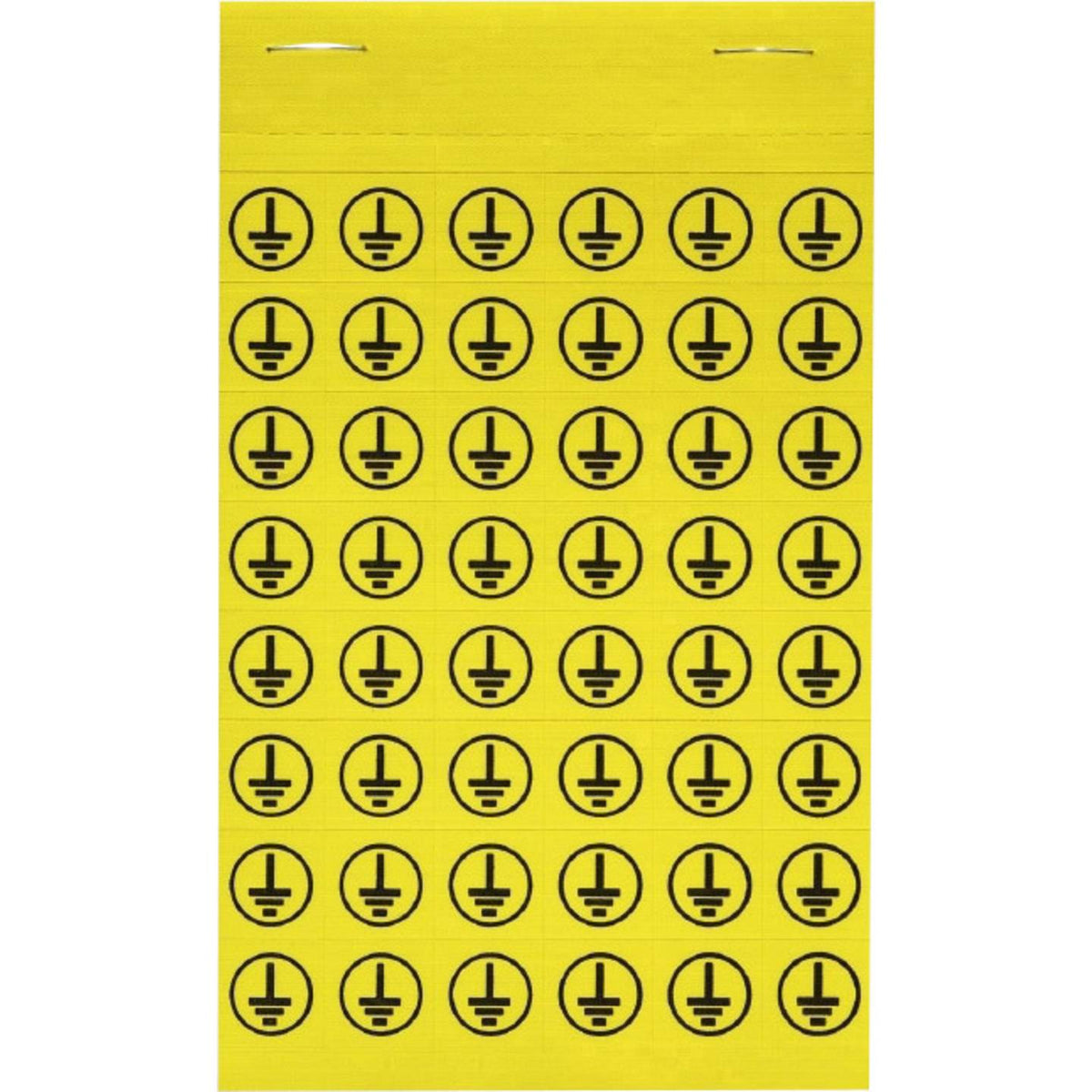 Weidmüller Kabeletikett Gerätemarkierung Symbolpack 480 Etiketten Gelb 1 Stück - 4008190490263