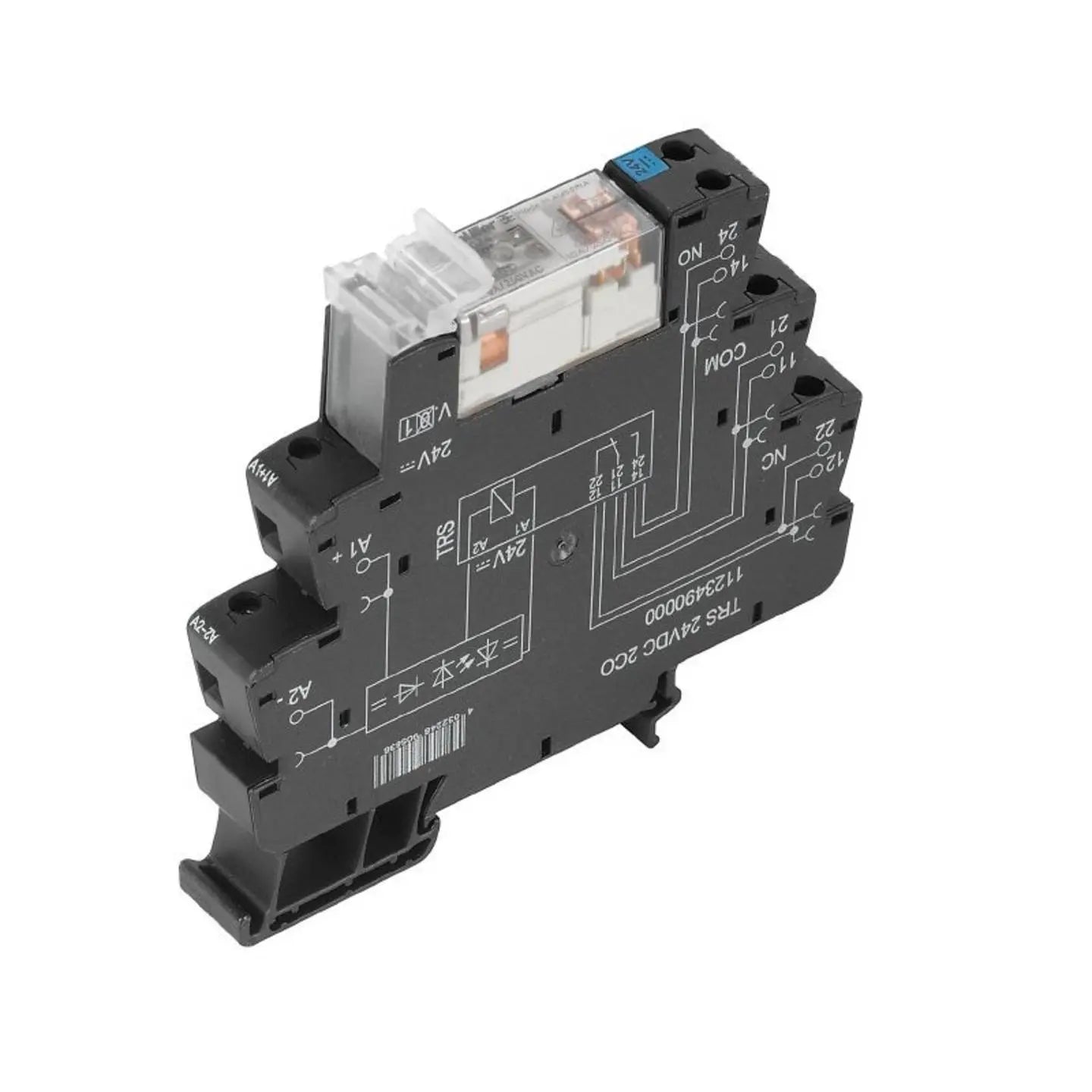 B-Ware Weidmüller Koppelrelais Relais Trs 24 Vdc 2 Co Au Schwarz 2 Wechsler 8 A 10 Stück - 4032248906116