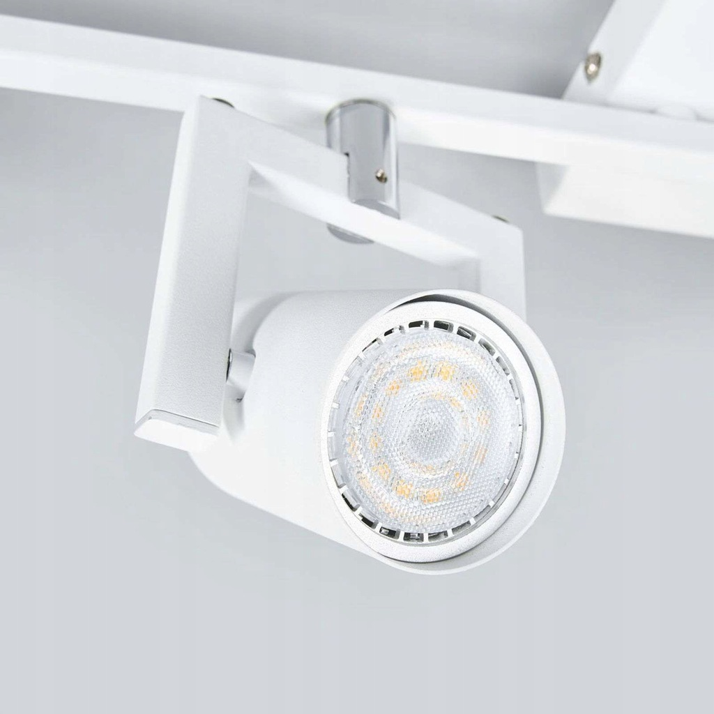 B-Ware Lampenwelt Weiße Led Deckenlampe Sulamita 4 Fl. Deckenlampe Deckenstrahler A+ - 4251096545951