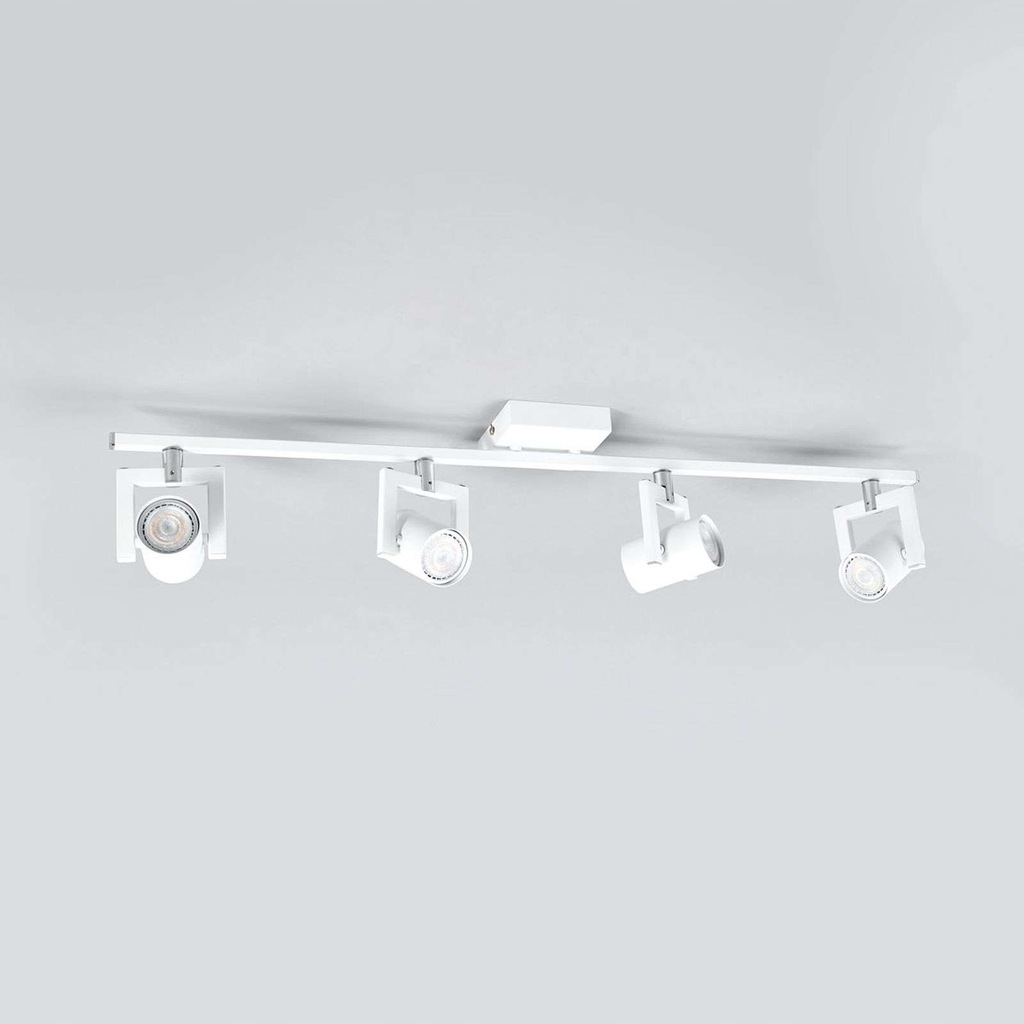 B-Ware Lampenwelt Weiße Led Deckenlampe Sulamita 4 Fl. Deckenlampe Deckenstrahler A+ - 4251096545951