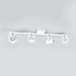 B-Ware Lampenwelt Weiße Led Deckenlampe Sulamita 4 Fl. Deckenlampe Deckenstrahler A+
