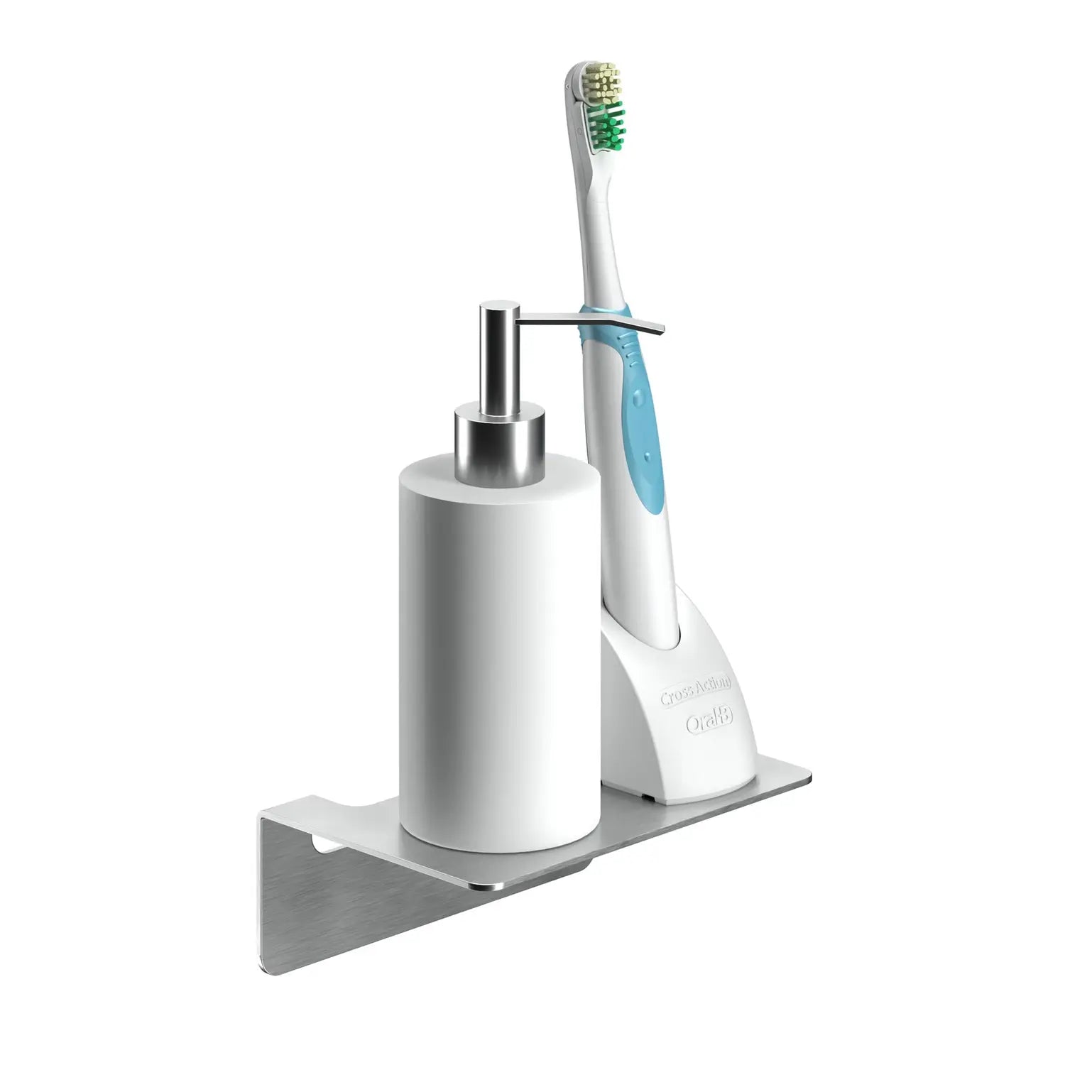 B-Ware Weissenstein Badablage Regal Ablage Badezimmer Silber Selbstklebend Wandmontage - 4260470461626