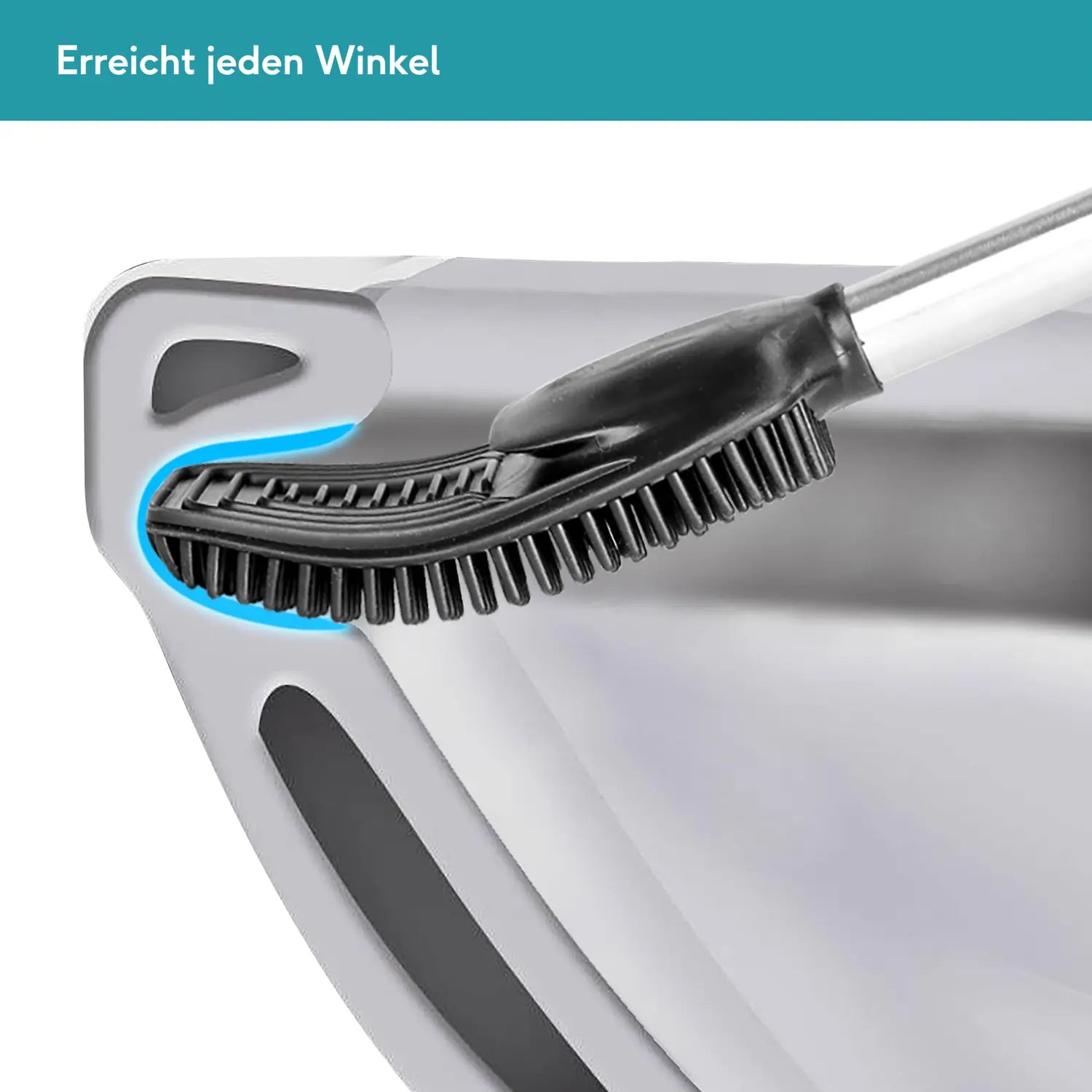 B-Ware Weissenstein Toilettenbürstenset Wc Bürstengarnitur Edelstahl Matt Silber - 4260470462715